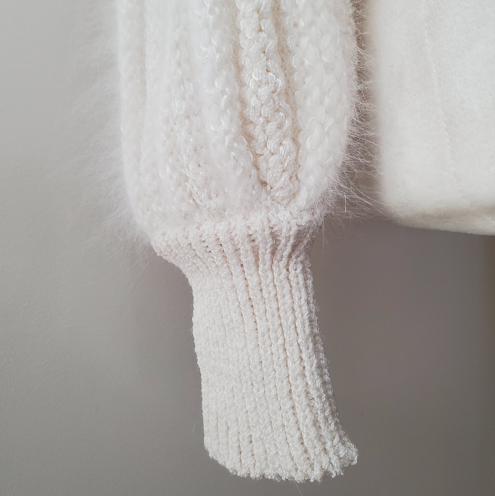 Antonella Preve Angora Silk Embellished Cardigan - Picture 8 of 14